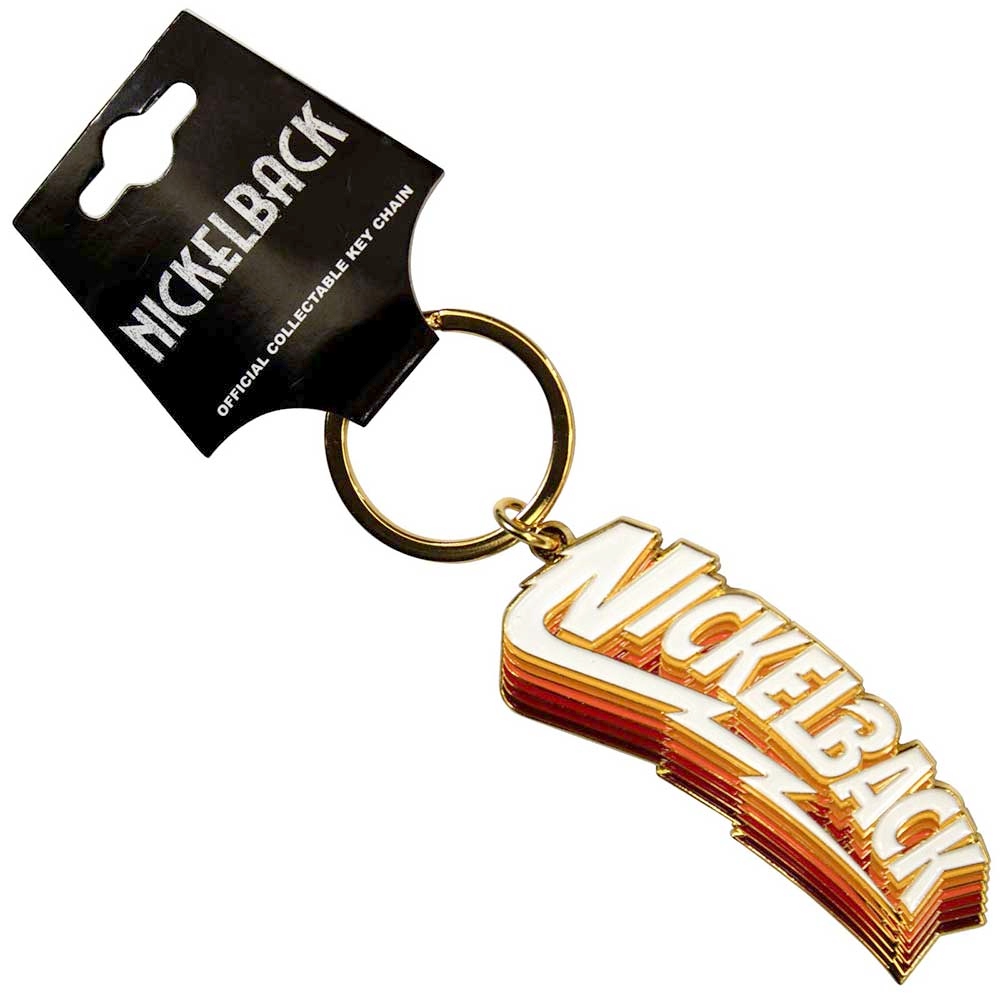 Nickelback - Gradient Shadows Logo Sleutelhanger - Multicolours